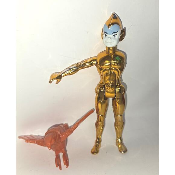Silverhawks Copper Kid with May Day Kenner Telepix 1986 Missing Right Arm - Picture 1 of 7